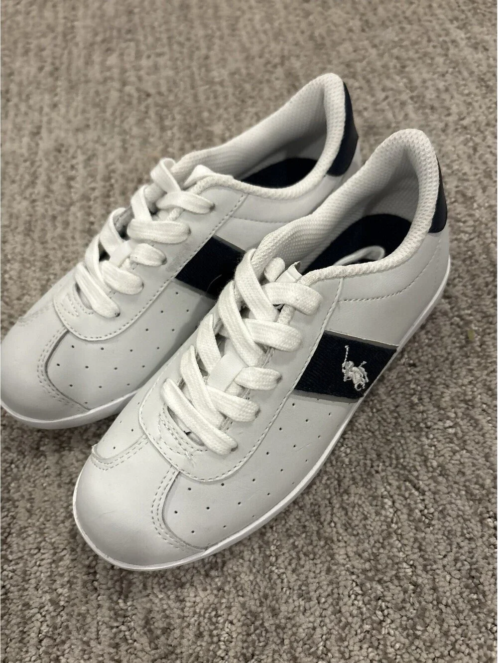 Polo Ralph Lauren Boys' Polo Court Vulc Sneakers (Youth) Size 13 New